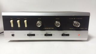 Vintage Lafayette 20 Watt Solid State Stereo Amplifier ST - 25A 8