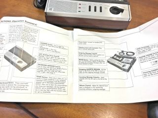 Vintage Duofone TAD - 311 Dual Cassette Telephone Answering System CIB 4