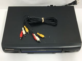 Panasonic Omnivision PV - V4022 4 - Head Recorder VHS Player VCR No Remote 4