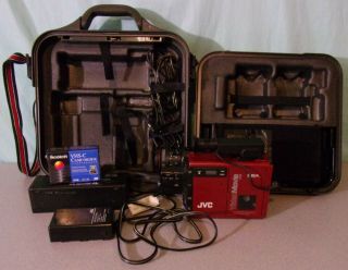 Jvc Gr - C7 Vtg Camcorder W/ Accessories Marty Mcfly Back To The Future Camera