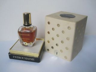 15 Ml Enthousiasme Parfum Jacques Griffe 1/2 Oz Paris Vintage Perfume