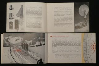 9 x Assorted Vintage Leica Camera Manuals & Info Booklets in English & French 2