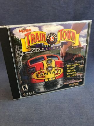 Vintage Lionel Train Town Deluxe Sierra 2000 Pc Game Computer Model 3d Ultra
