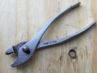 Vintage Wizard (western Auto) H1194 Hose Clamp Pliers 7 - 1/2 " Long Usa Tool