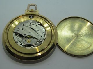 Vintage Swiss made Oris pocket watch gold plated and 5