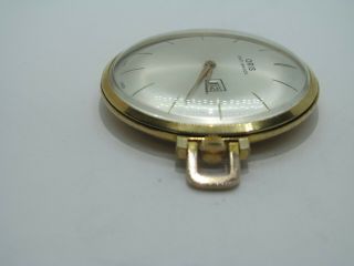 Vintage Swiss made Oris pocket watch gold plated and 7