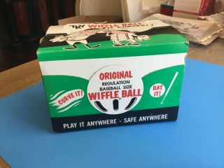 Vintage Case Of (12) Scott Mcgregor Baltimore Orioles Wiffle Balls W/box