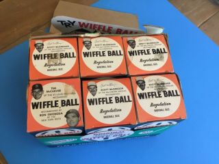 Vintage Case of (12) Scott McGregor Baltimore Orioles Wiffle Balls w/Box 5