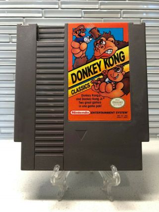 Donkey Kong Classics (1988) - Vintage Nes Nintendo Game