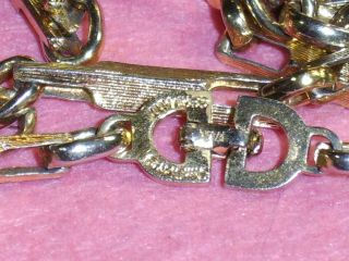 A vintage ' Christian Dior ' Gold Plated Neck chain - made in Germany. 2