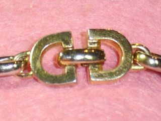 A vintage ' Christian Dior ' Gold Plated Neck chain - made in Germany. 4