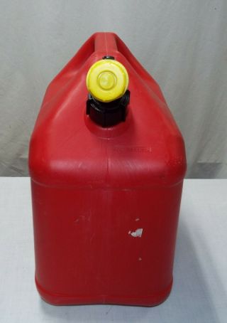 Vintage Blitz 5 Gallon Vented Gas Can With Pre - Ban Spout And Cap.  MADE IN USA 3