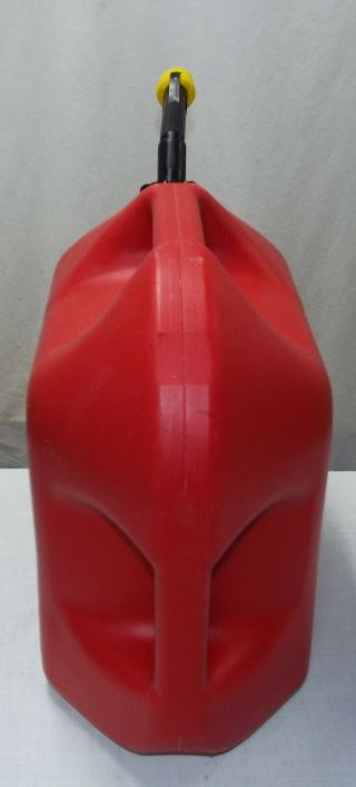 Vintage Blitz 5 Gallon Vented Gas Can With Pre - Ban Spout And Cap.  MADE IN USA 6