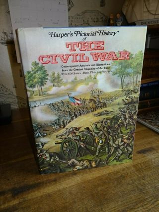 1987 Harpers Pictorial History Of The Civil War By Guernsey & Alden Maps Plans ^