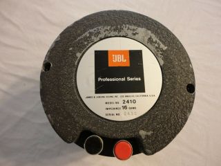 Vintage Jbl 2410 High Frequency Driver 16 Ohm No Diaphragm: Structure Only.