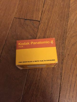 Vintage Kodak Panatomic X Film Box Fx 135 36 Fine Grain B/w