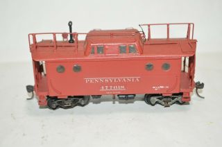 Ho Scale Vintage Brass Wood Pennsylvania Rr N5c Caboose Car Train