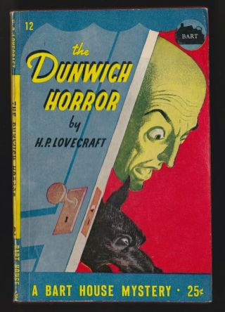 The Dunwich Horror By H.  P.  Lovecraft - Bart House Mystery 12 Pub 1945 Vg,
