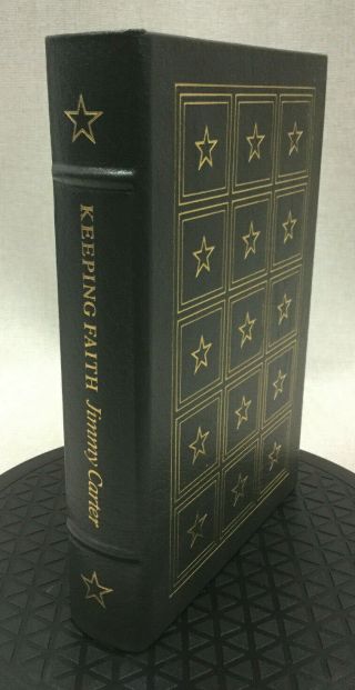 Keeping Faith Jimmy Carter Signed Easton Press Library Of The Presidents Leather