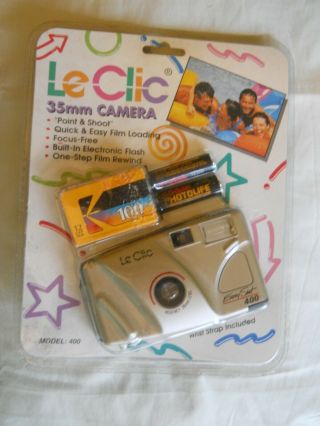 Le Clic 35mm Camera Easy Shot 400 / Package,  Leaked Batteries