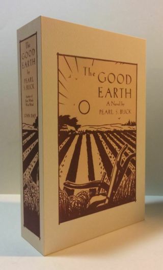 Custom Slipcase Pearl S.  Buck The Good Earth 1st Edition/ 1st Printing