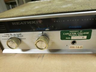Vintage Heathkit stereo amplifier model AA - 14 4