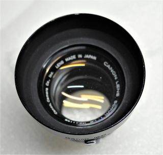CANON rangefinder lens hood W - 50 - A for 50mm/f1.  4 lens.  Hard to find clamp on 3