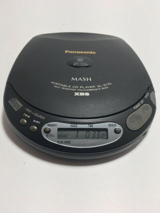 Panasonic Portable Cd Player Used/vintage Sl - S170 Great W/ Headphon