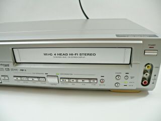 Emerson VCR Recorder DVD Player Combo Model No.  EWD2202 4 Head VHS HQ CD/MP3 3