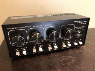 Vintage Niles Audio Svc - 4 Speaker Selector Volume Control Protection Circuit