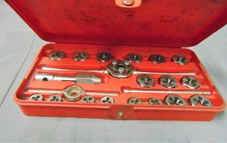 Vintage ACE Hex Set Of Taps & Dies No.  606 By Made Hanson Co.  USA 6