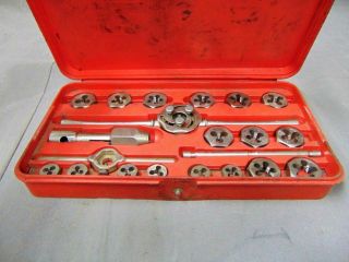 Vintage ACE Hex Set Of Taps & Dies No.  606 By Made Hanson Co.  USA 7