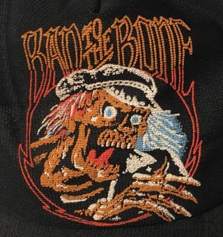 Vintage Skeleton Hat Snapback Concert T Shirt Heavy Metal Skull Collectors 80’s