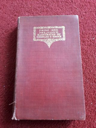 Pride And Prejudice By Jane Austen.  Illus : C.  E.  Brock.  Hardback.  1914.  Macmillan.