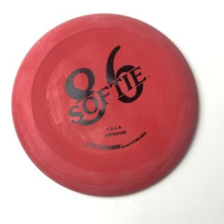1984 Vintage Wham - O Frisbee Red 86 Softie Disk Putter