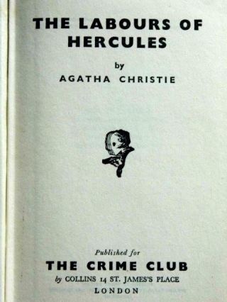 Agatha Christie The Labours Of Hercules 1950 Hb Poirot Marple Murder
