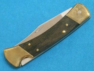 Nm Vintage Western Usa Big Lockback Folding Hunter Bowie Knife Knives Survival