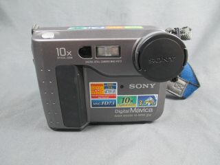 Sony Mavica Mvc - Fd73 Vintage Digital Floppy Disc Camera Fully