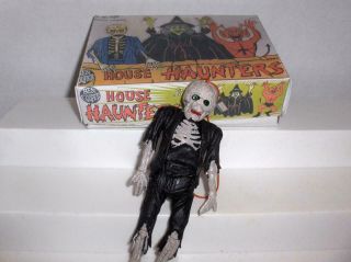 Ben Cooper Rubber Jiggler Vintage Monster Horror Skeleton Figure House Haunter