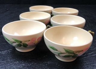Vintage Franciscan Desert Rose Tea - Coffee Cups Set Of 6 Made In England