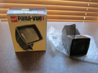 Vintage Gaf Pana - Vue1 2 X 2 Lighted 35mm Film Slide Viewer