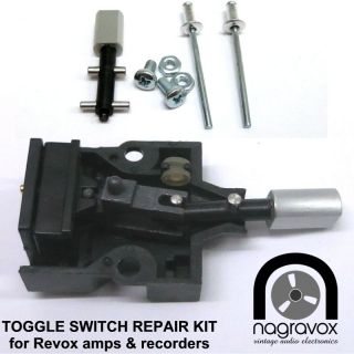 3x Revox Toggle Switch Repair Kit For Revox B77,  Pr99,  B710,  B750 Etc (3x Kits)