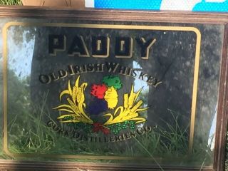 Vintage Sign Paddy Old Irish Whiskey