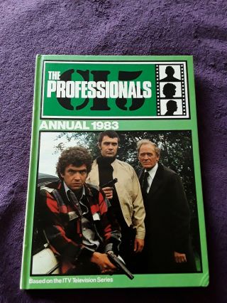 The Professionals Annual 1983 Unclipped Vgc
