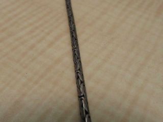 Sterling Silver Jewelry Necklace Vintage Style Hook Clasp