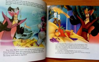 DISNEY’S RETURN OF JAFAR Aladdin 1990’s Children ' s Golden Book Special Edition 3