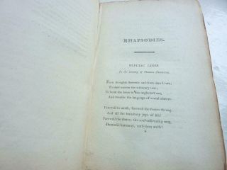 RHAPSODIES,  BY W.  H.  IRELAND,  1803,  AUTHOR OF THE SHAKESPEARE MSS. 3