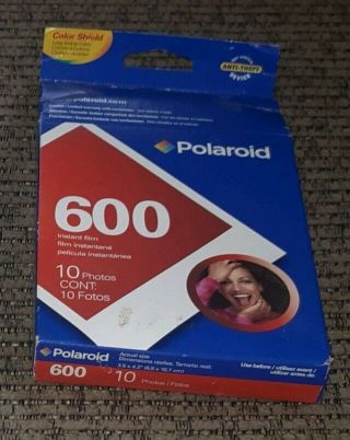 Poloroid 600 Instant Camera Film Factory Exp.  7/09 Vintage Old