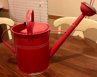 Vintage Large Galvanized Steel Watering Can