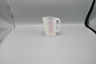 Vintage Tupperware 2c Measuring Cup Pitcher Liquid With Handle 1669 - 4
